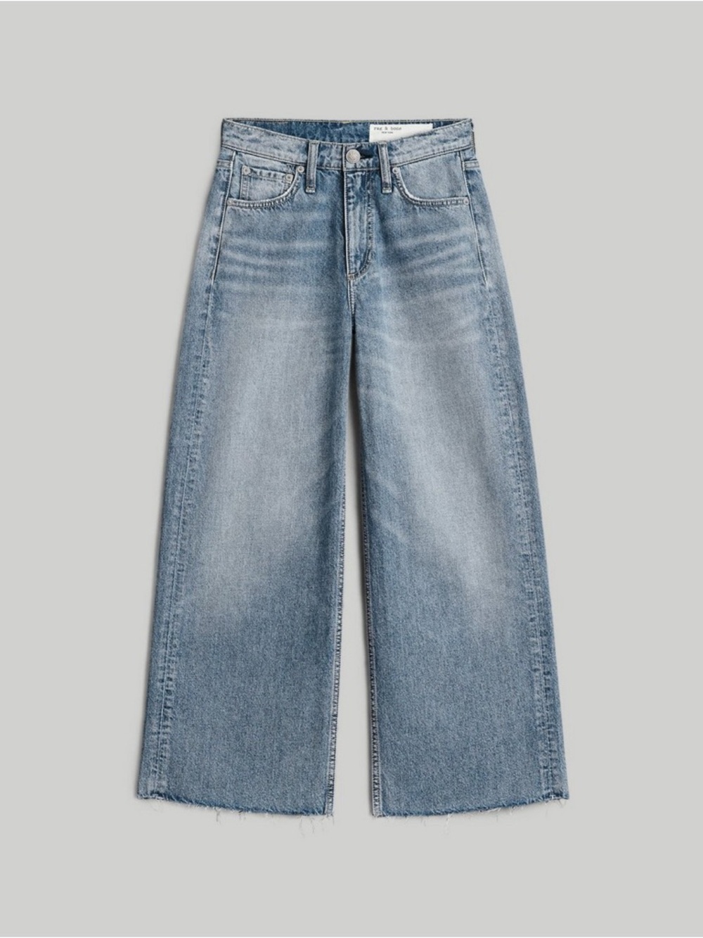 rag & bone high rise ankle wide leg - Picture 3 of 9
